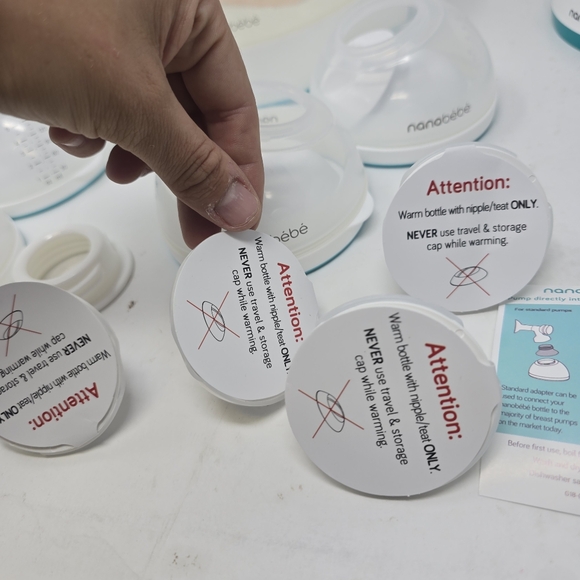 Nanobebe Baby Bottle Starter Set with Warmer & Pacifier Pumping Attachements - Picture 11 of 16